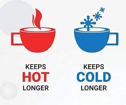 Miniatura 6 de ECO NAVA Taza de vidrio de doble pared de 11.8 fl oz  12 oz con 2 bolas de té verde florecientes. Gran taza aislada de doble pared transparente para