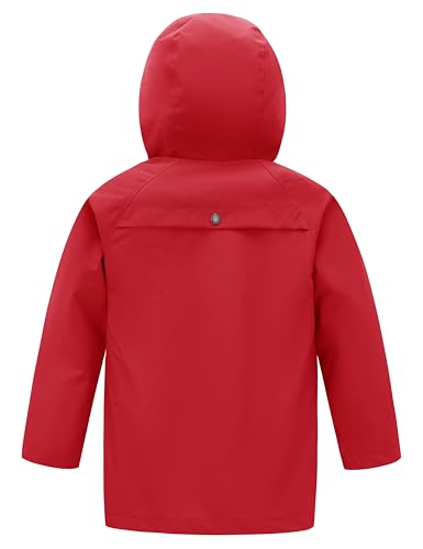 Image of Wantdo Boys & Girls Waterproof Rain Jacket Lightweight Rain Coat Hooded Windbreaker