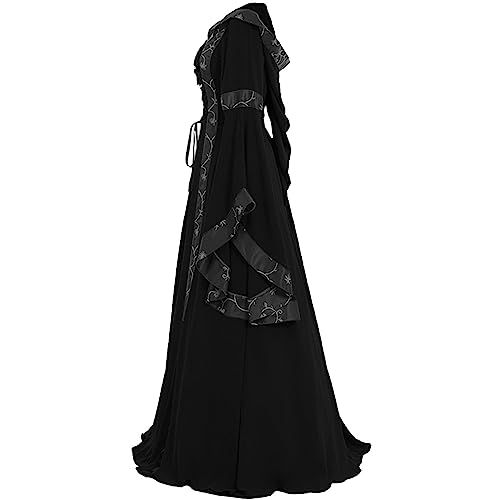 OIOLOYJM Renaissance Costume Women Medieval Sexy Plus Size Witch Vampire Gothic Halloween Costumes Woman 2025 Clothes Dresses