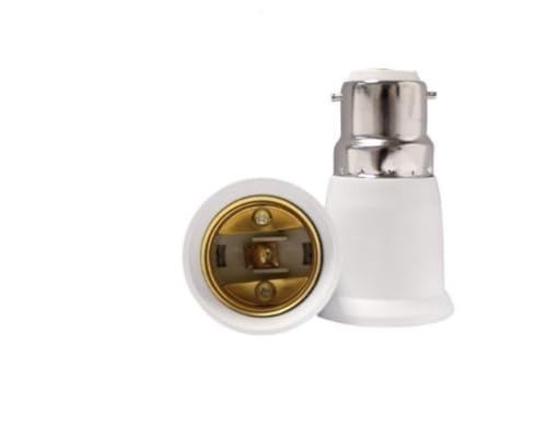 SIM GOLD LEAF adaptateur convertisseur douille B22 to E27 norme CE RoHS (transforme baionette en vis gros culot) [Classe énergétique A]
