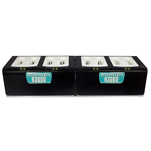 Transformer 8-Bay Battery Charger for Vocera B3000 Batteries. Power Supply Included