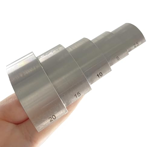 Sector Shape Block de Calibración Ultrasónico 5 Escalas 2.5mm 5mm 10mm 15mm 20mm para Calibrador de Espesor Ultrasónico en Pruebas NDT con Acero 1018 miniatura 6