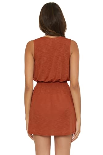 Image of BECCA Breezy Basics Cascade Ruffle Dress