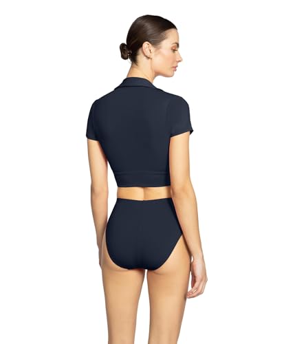 Robin Piccone Womens Ava T Shirt with Collar2