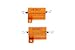 LM YN 10 Watt 200 Ohm 5% Wirewound Resistor Electronic Aluminium Shell Resistor Gold (Pack of 2)