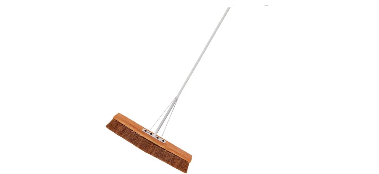 Palmera Coir Indoor Natural Lightweight Broom|1year Warranty|Upright Sweeping(5.2 ft)|Removes Cobwebs|CoirPro Bristle |Plastic Free|Wither Free Unlike Jhaadu|Brown 36 inch(1pc) (B09K7V3WND) Amazon Price History, Amazon Price Tracker