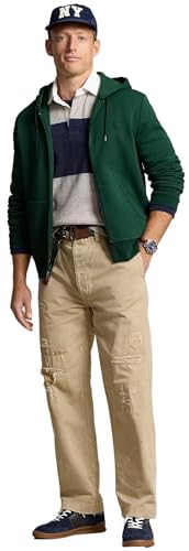 Image of POLO RALPH LAUREN mens Double-knit Full Zip Hoodie