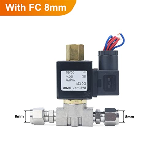 Électrovanne en acier inoxydable SS 304 anti-corrosion DN8