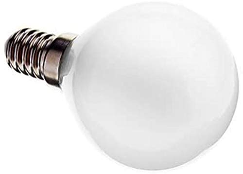 Ampoule LED E14 petite vis blanche givrée pour lustre et lampe de table basse consommation