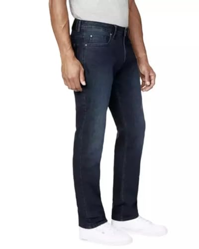 Buffalo David Bitton Men's Jackson Slim Straight Fit Jeans (US, Waist Inseam, 40, 34, Regular, Regular, Dark Blue)2