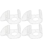 DOITOOL 4 peças Persianas de rolo para persiana de rolo com alças transparentes para levantamento...