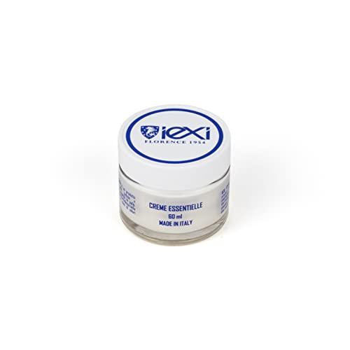 IEXI Crème Essentielle 60ml - C'est un produit parfumé adapté au nettoyage et à l'entretien des chaussures, sacs, vêtements et fauteuils en cuir, etc. (HORS DAIM) - Fabriqué en Italie