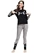 Aibrou Pijamas Mujer Algodón Invierno 2 Piezas,Ropa de Casa Dormir Casual Camiseta...