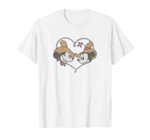T-shirt Disney Mickey et Minnie style cowboy idéal pour Disneyland