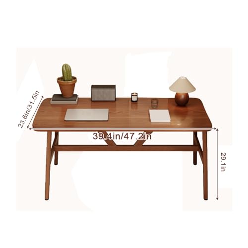 Bureau jaune moderne en acier carbone table d'étude compacte - 3