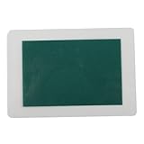 MoSundi Detector de tarjetas de membrana para observación de campo magnético, 50 x 50 mm, 30 x 30 mm, 25 x 25 mm, amarillo, color real y efecto gris, material ABS, 1 pieza verde de 50 mm x 75 mm