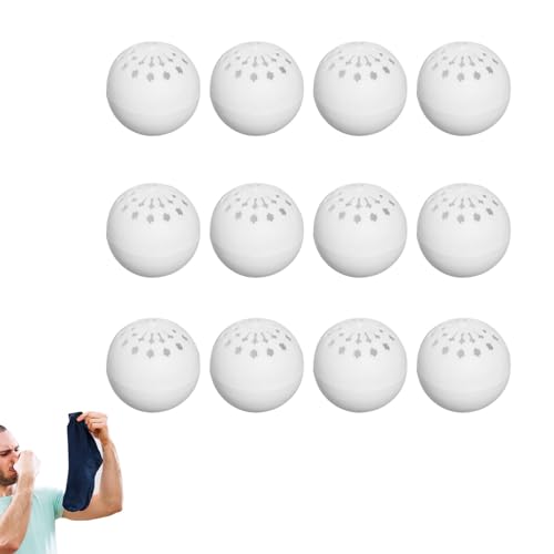 12 Bolas Desodorantes Para Zapatos, Ambientadores De Zapatos, Bolas Desodorizantes Para Zapatillas, Desodorantes Reutilizables Para Zapatillas, Entrenadores, Taquillas, Duradero Y Fácil De Usar