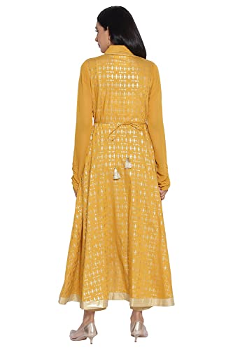 Image of Aurelia Women's Polyester Regular Fit Printed Regular Kurta