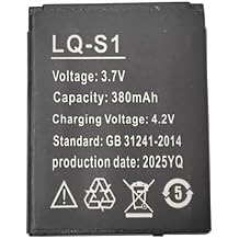 LQ-S1 3.7V 380mAh Smart Watch Battery Rechargeable Li-ion Polymer for S*mart W*atch DZ09, A1, V8, GT08, QW09, W8, X6, FYM-M9, RYX-NX9, HKX-S1, QN-01 and More cost-effective battery