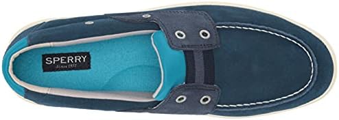 Sperry Men's Outer Banks 2-Eye Sneaker, Navy Suede, 9 | Image 4