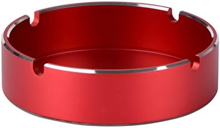 Longay Aluminum Alloy Steel High Temperature Resistant Drop Resistant Round Design ASHT (Red)