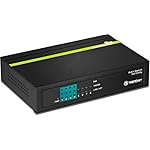 TRENDnet-8-Port-Gigabit-GREENnet-PoE-Switch-4-x-Gigabit-PoEPoE-Ports-Up-to-30-WattsPort-4-x-Gigabit-Ports-61-Watt-Total-Power-Budget-16-Gbps-Switching-Capacity-TPE-TG44G