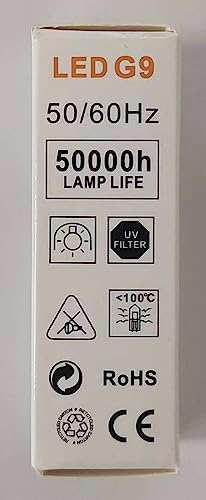 Mengjay-20x Lampadina a LED G9 (guscio di arachide...