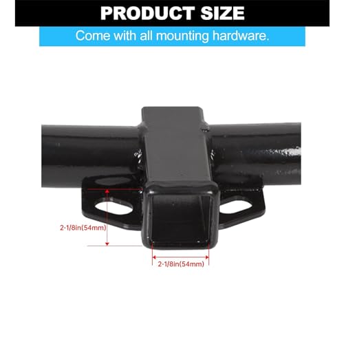 Image of ECOTRIC Trailer Hitch Compatible with CRV CR-V 2-inch Towing Hitch Receiver