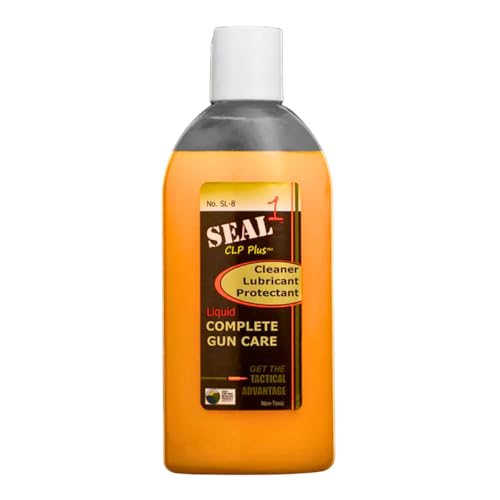 SEAL 1 CLP Plus® Liquid 4 oz Bottle I Cleaner Lubricant Protectant I Dissolves Carbon & Fouling I Protective Barrier I Long Lasting Firearm Maintenance (8 fl oz)