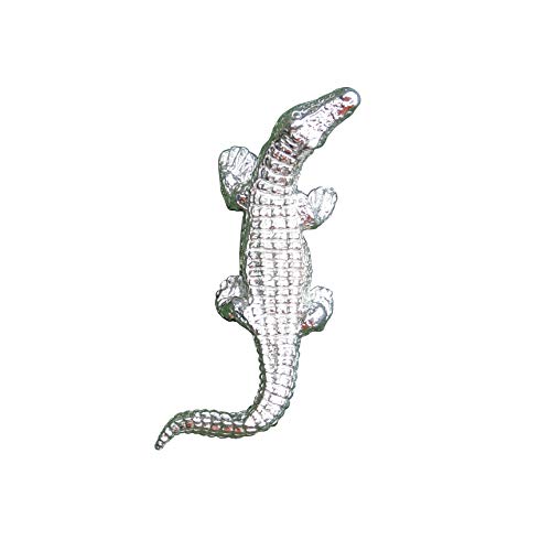 Crocodile Kitchen Knobs, Crocodile Drawer Knobs, Cabinet Knobs, Handmade, in Fine Pewter, by William Sturt