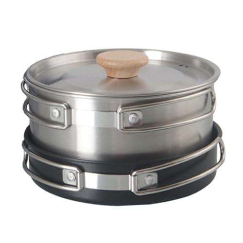 Ensemble de casseroles et poêles de camping légères HUIOP - 7