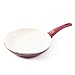 GreenLife Soft Grip 12" Ceramic Non-Stick Open Frypan, Burgundy