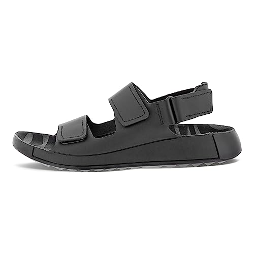 Image of ECCO Cosmo Men's Leather Flat Strap Sandals