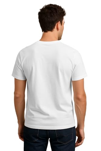 Image of RHYMAX Men Cotton Printed T-Shirt Legends are Born in July Birthday Graphic Tee Regular Fit