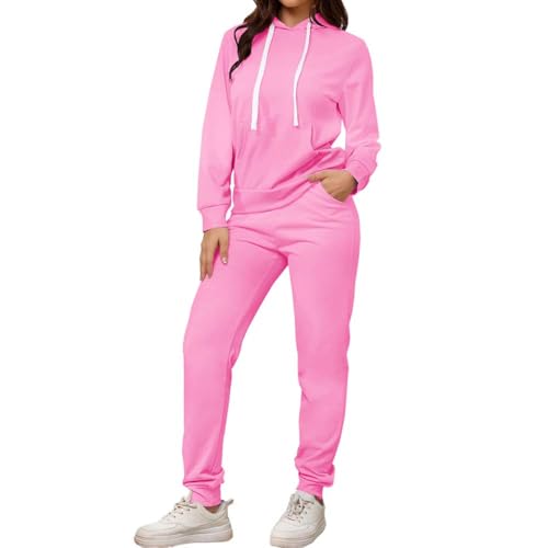 PINSV Sweatsuits Women 2 Piece Outfits Casual Jogging Suits Long Sleeve Hoodie Sweatpants Tracksuits Sets3