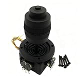 Contenu de l'emballage : lot de 4 potentiomètres de joystick (JH-D400X-R2) avec bouton et rail, emballés pour les techniciens et les constructeurs ayant besoin de plusieurs modules de contrôle identiques pour des projets ou de la maintenance.