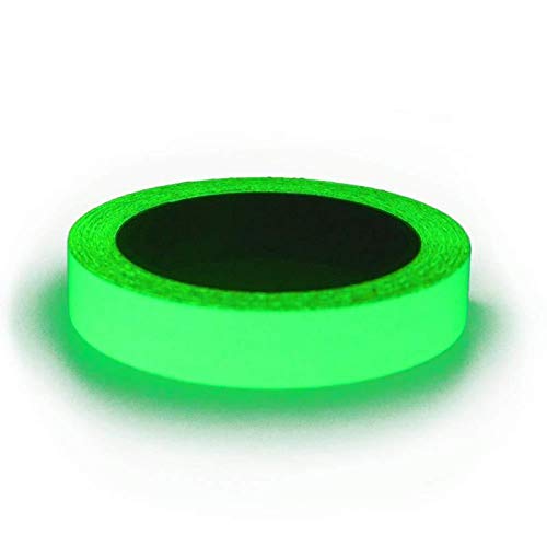 XDAMA Green Light-Emitting Tape self-Illuminating with Fluorescent Light Warning Light Band for Home, Office, Luminous Party - Non-Toxic, Environmentally Friendly (9.85 ft X0.6 inch)