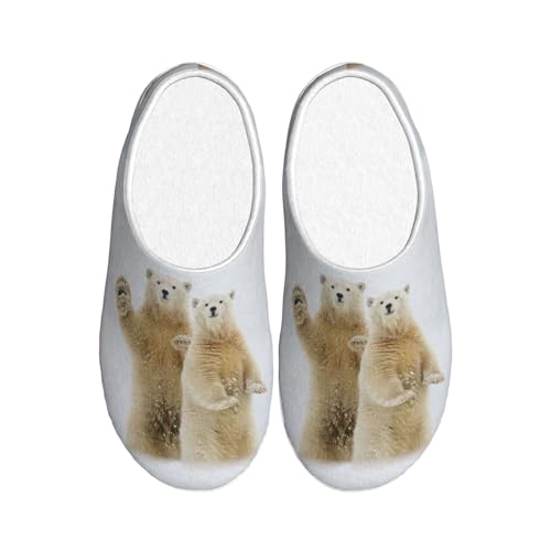 Chaussons en peluche antidérapants et pantoufles d'hiver chaudes pour homme femme