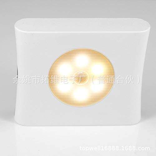 Mounchain LED Wireless Motion Sensor Induction Lamp 6 LED for Stairs Closet Cabinet