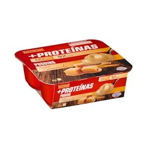 Pudding sabor caramelo +Proteínas Hacendado 12 g proteínas 8 ud. x 120 g Pack 8