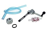 Simson-Nr.: Z-SET MZA Meyer-Zweiradtechnik 60150.0 Set Kraftstoffhahn - Inklusiv Benzinschlauch, Benzinfilter - KR51, SR50, SR80