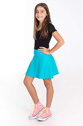 Shorts Saia azul turquesa Cor:azul turquesa;Tamanho:6