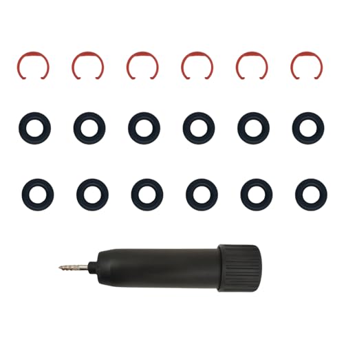 AUTO OCCASION Fuel Injector Seal Kit O-Rings Compatible with Dodge Avanger Challenger Charger Journey Magnum Nitro Stratus Chrysler 300M Fuel Injectors Repair Kit Replace 0280158028 6 Pack