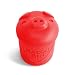 Talisman Designs 5300 Bacon Bin Grease Strainer and Storage - 1 Cup Capacity, Red