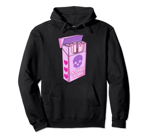 Pastel Goth Emocionalmente Inestable Kawaii Estética Vaporwave Sudadera con Capucha