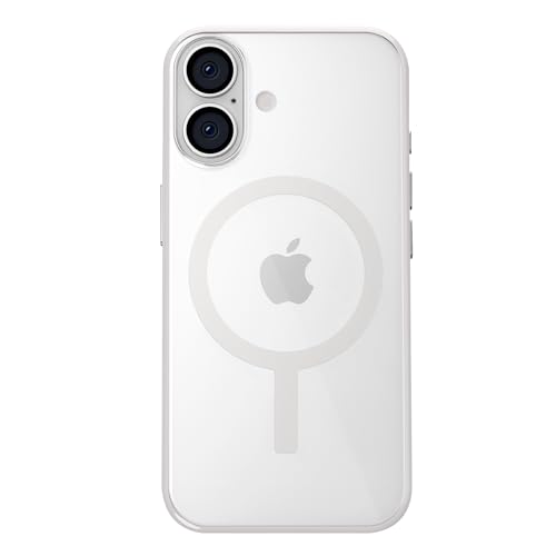 Image of GRIPP Flex Case Compatible with Mag-Safe for iPhone 17 | 6ft Drop-Tested with D30 Tech, Transparent Back, Scratch Resistant, Anti-Yellowing, Raised Camera Edges, Anti-Slip Back Cover - White