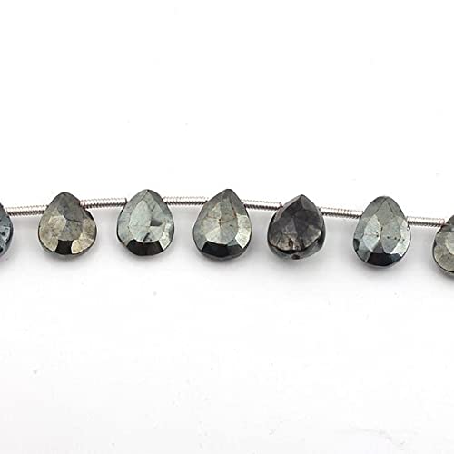 Perles d'épinelle noire à facettes et argent pour bijoux raffinés LKBEADS SB1297