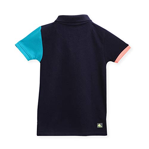 Image of Baby-Boys Cotton Blend Collared Neck T-Shirt