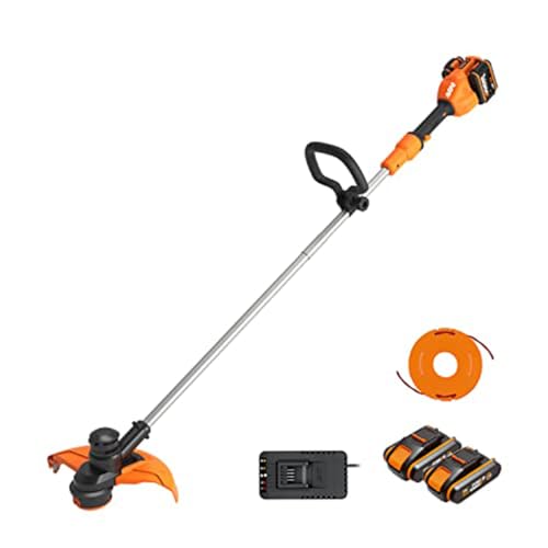 WORX WG183E Decespugliatore a batteria 40 V Max. (2 x 20 V) | Include 2 batterie 2 Ah e doppio...