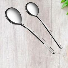 316不锈钢调羹长柄勺子 Stainless Steel Long handled soup spoons，Spoons,Meal spoon 韩式家用汤匙吃饭小汤勺甜品勺 Household Cleaning，Kitchen Storage Essentials